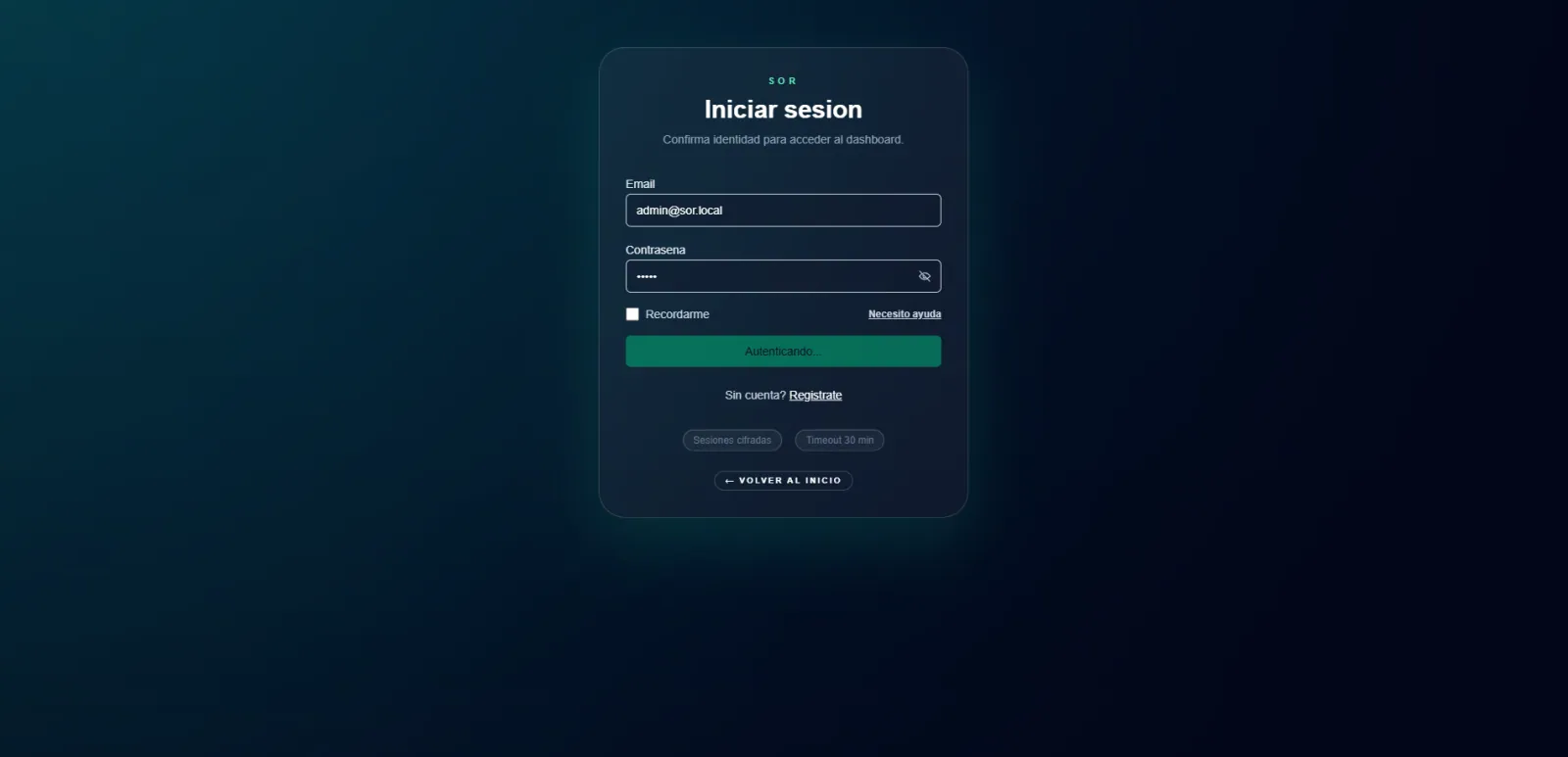 Vista 2 del proyecto SOR