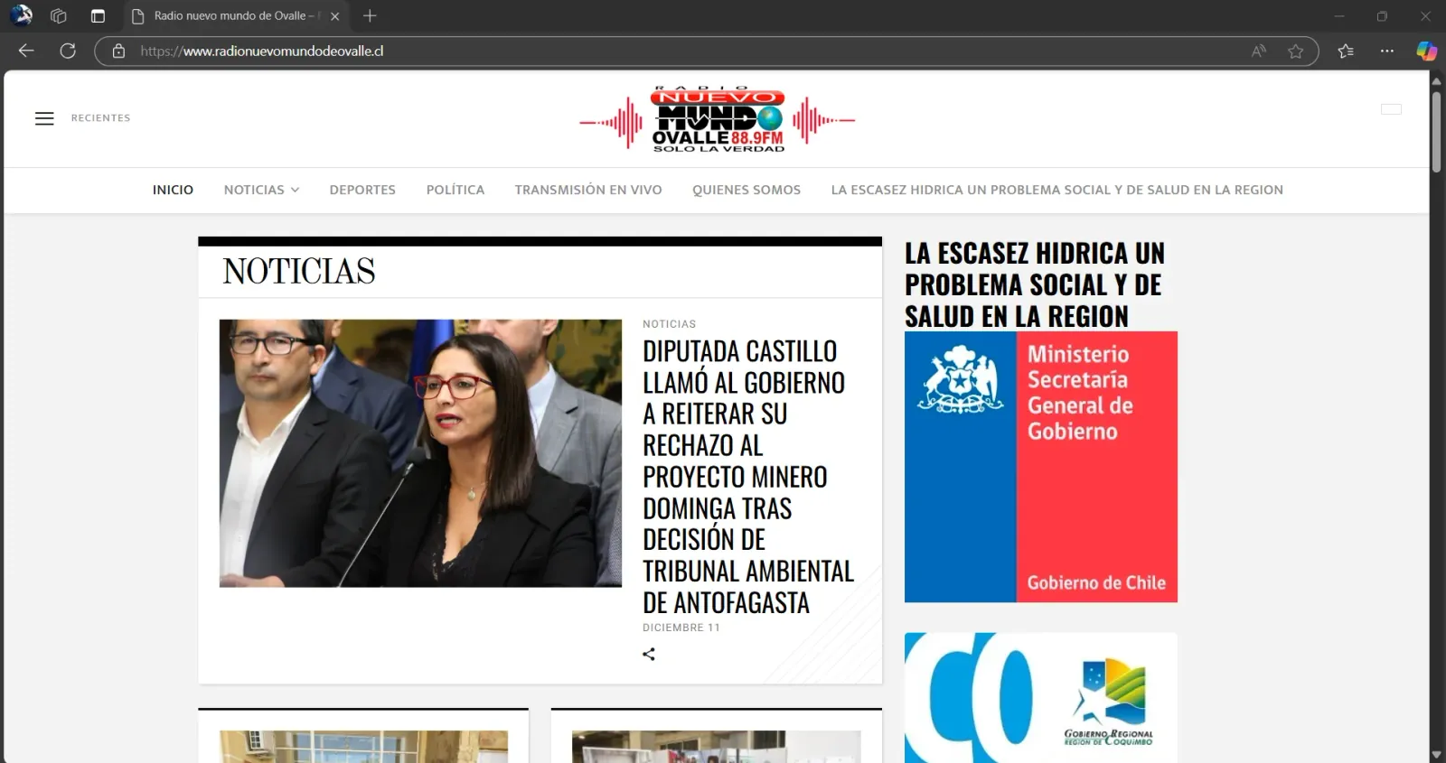 Vista 1 del proyecto Radio Nuevo Mundo